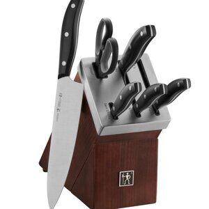 Henckels Definition 7-Piece Self-Sharpening Knife Block Set NIB